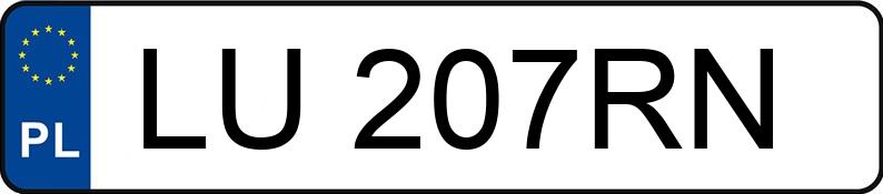 Numer rejestracyjny LU 207RN posiada BMW 520D - LU207RN Numer rejestracyjny LU 207RN posiada BMW 520D - LU207RN