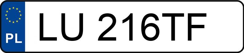 Numer rejestracyjny LU 216TF posiada MINI [BMW] Mini 1.6 Diesel MR`10 E5 - LU216TF