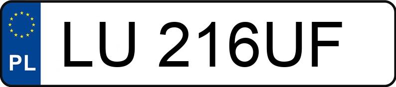 Numer rejestracyjny LU 216UF posiada VOLVO V60 - LU216UF Numer rejestracyjny LU 216UF posiada VOLVO V60 - LU216UF