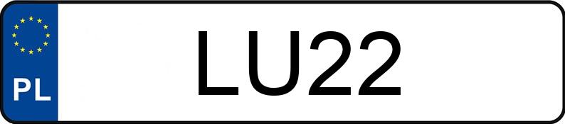Numer rejestracyjny LU 22 posiada CHEVROLET (USA) Cavalier 2.2 16V Kat. MR`02 E3 Cavalier 2.2 16V Kat. MR`02 E3 - LU22