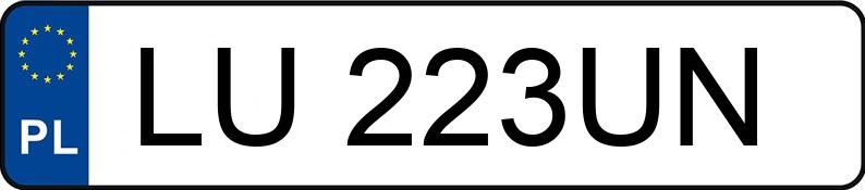 Numer rejestracyjny LU 223UN posiada SUZUKI S-CROSS - LU223UN Numer rejestracyjny LU 223UN posiada SUZUKI S-CROSS - LU223UN