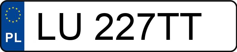 Numer rejestracyjny LU 227TT posiada DACIA Duster Tce MR`23 E6d Journey - LU227TT Numer rejestracyjny LU 227TT posiada DACIA Duster Tce MR`23 E6d Journey - LU227TT