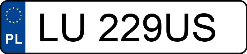 Numer rejestracyjny LU 229US posiada TOYOTA TOYOTA COROLLA - LU229US Numer rejestracyjny LU 229US posiada TOYOTA TOYOTA COROLLA - LU229US