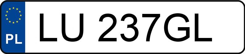 Numer rejestracyjny LU 237GL posiada AUDI A4 Avant Quattro 2.5 TDi Kat. MR`00 E3 8E - LU237GL