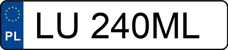 Numer rejestracyjny LU 240ML posiada VOLKSWAGEN Polo IV 1.2 MR`02 E4 Trendline - LU240ML Numer rejestracyjny LU 240ML posiada VOLKSWAGEN Polo IV 1.2 MR`02 E4 Trendline - LU240ML