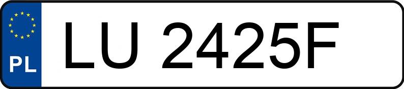 Le numéro d’enregistrement LU 2425F a BMW 735 - LU2425F