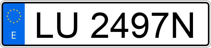 Numer rejestracyjny LU2497N posiada RENAULT 5 Numer rejestracyjny LU2497N posiada RENAULT 5