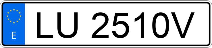 Numer rejestracyjny LU2510V posiada BMW SERIE 3