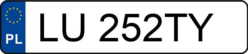 Numer rejestracyjny LU 252TY posiada MERCEDES-BENZ GLA - LU252TY