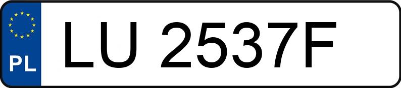 Numer rejestracyjny LU 2537F posiada VOLKSWAGEN VENTO - LU2537F