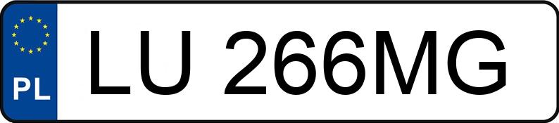 Numer rejestracyjny LU 266MG posiada MITSUBISHI Outlander 2.0 MR`14 E5 Fischer Edition 4WD CVT - LU266MG