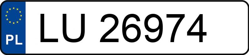 Numer rejestracyjny LU 26974 posiada FIAT SEICENTO - LU26974