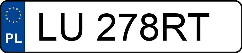 Numer rejestracyjny LU 278RT posiada SKODA Fabia IV 1.0 TSI MR`22 E6d Ambition DSG - LU278RT Numer rejestracyjny LU 278RT posiada SKODA Fabia IV 1.0 TSI MR`22 E6d Ambition DSG - LU278RT
