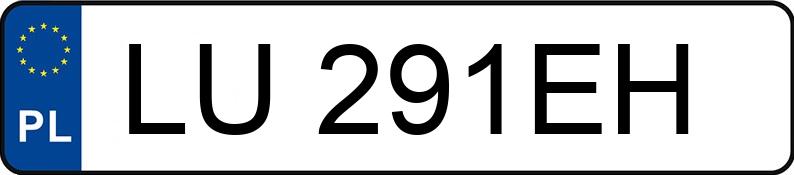 Numer rejestracyjny LU 291EH posiada RENAULT MEGANE CABRIO 1.6 KAT - LU291EH