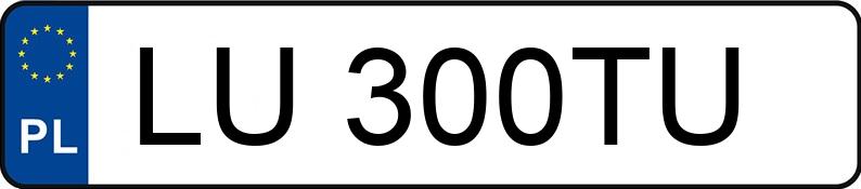 Numer rejestracyjny LU 300TU posiada BMW 316D - LU300TU Numer rejestracyjny LU 300TU posiada BMW 316D - LU300TU