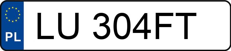 Numer rejestracyjny LU 304FT posiada AUDI A4 AVANT QUATTRO - LU304FT