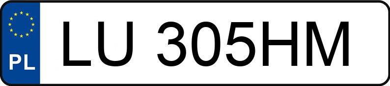 Numer rejestracyjny LU 305HM posiada VOLVO S60 - LU305HM