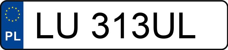 Numer rejestracyjny LU 313UL posiada HONDA Jazz 1.2i MR`02 E3 S - LU313UL