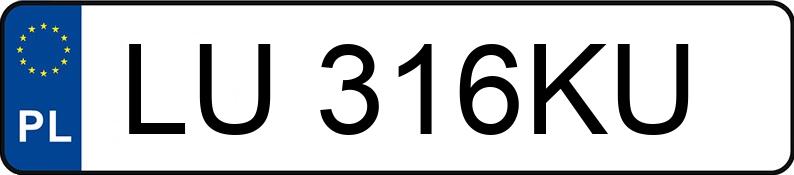 Numer rejestracyjny LU 316KU posiada NISSAN NISSAN JUKE - LU316KU