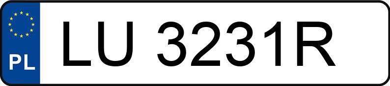 Numer rejestracyjny LU 3231R posiada AUDI A6 - LU3231R Numer rejestracyjny LU 3231R posiada AUDI A6 - LU3231R