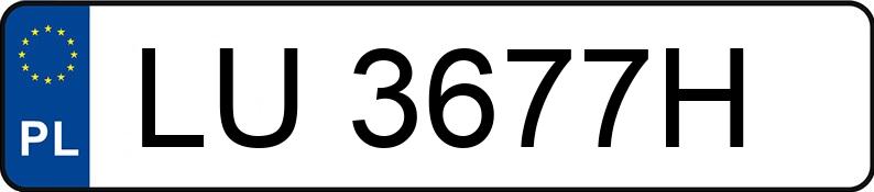 Numer rejestracyjny LU 3677H posiada ALFA ROMEO GTV - LU3677H Numer rejestracyjny LU 3677H posiada ALFA ROMEO GTV - LU3677H