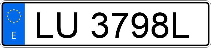 Numer rejestracyjny LU3798L posiada VOLKSWAGEN JETTA