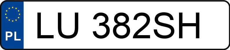 Numer rejestracyjny LU 382SH posiada PEUGEOT 308 1.6 MR`07 E4 Trendy 120 - LU382SH