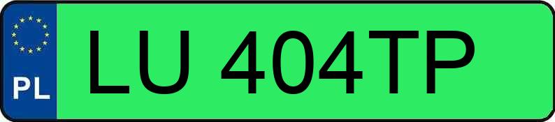 Numer rejestracyjny LU 404TP posiada TESLA Model 3 MR`19 Performance 75kWh CVT - LU404TP