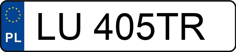 Numer rejestracyjny LU 405TR posiada JAGUAR JAGUAR XF - LU405TR