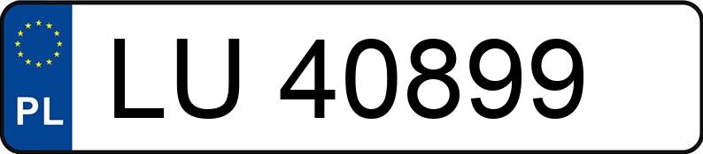 Numer rejestracyjny LU 40899 posiada VOLKSWAGEN Golf II 1.6 Diesel GL - LU40899 Numer rejestracyjny LU 40899 posiada VOLKSWAGEN Golf II 1.6 Diesel GL - LU40899