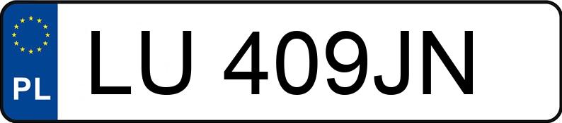 Numer rejestracyjny LU 409JN posiada TOYOTA YARIS - LU409JN