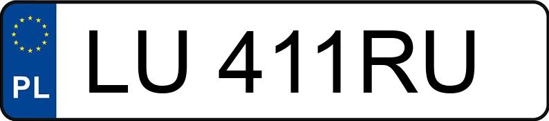 Numer rejestracyjny LU 411RU posiada BMW 320I - LU411RU Numer rejestracyjny LU 411RU posiada BMW 320I - LU411RU