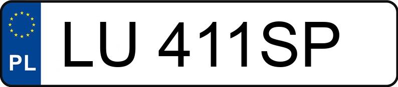 Numer rejestracyjny LU 411SP posiada TOYOTA Land Cruiser 2.8 D-4D MR`14 E6 Prado - LU411SP