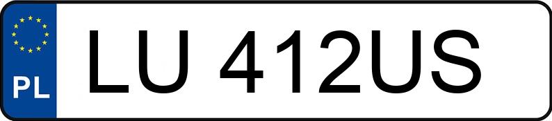 Numer rejestracyjny LU 412US posiada MERCEDES-BENZ C 180 BLUETEC 204 - LU412US