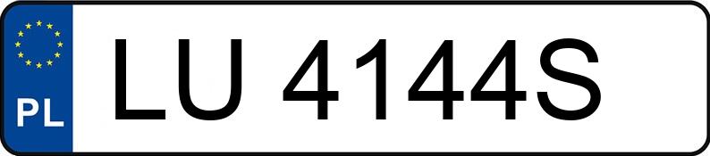 Numer rejestracyjny LU 4144S posiada AUDI A4 Avant 2.0 TDi DPF MR`05 E4 8E A4 Avant 2.0 TDi DPF MR`05 E4 8E - LU4144S