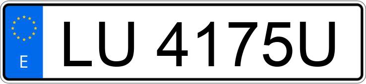 Numer rejestracyjny LU4175U posiada OPEL ASTRA