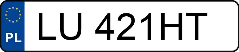 Numer rejestracyjny LU 421HT posiada BMW 320D TOURING - LU421HT Numer rejestracyjny LU 421HT posiada BMW 320D TOURING - LU421HT