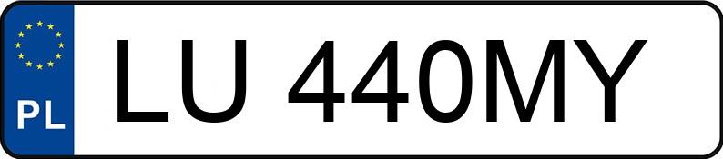 Numer rejestracyjny LU 440MY posiada TOYOTA AURIS - LU440MY Numer rejestracyjny LU 440MY posiada TOYOTA AURIS - LU440MY