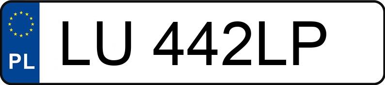 Numer rejestracyjny LU 442LP posiada ALFA ROMEO 147 - LU442LP