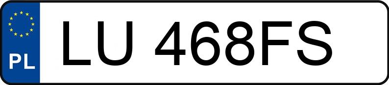 Numer rejestracyjny LU 468FS posiada RENAULT MEGANE SCENIC - LU468FS Numer rejestracyjny LU 468FS posiada RENAULT MEGANE SCENIC - LU468FS