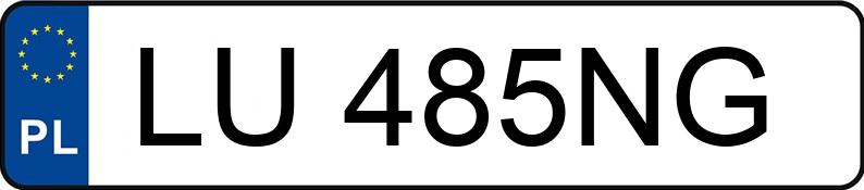 Numer rejestracyjny LU 485NG posiada BMW 116 - LU485NG Numer rejestracyjny LU 485NG posiada BMW 116 - LU485NG