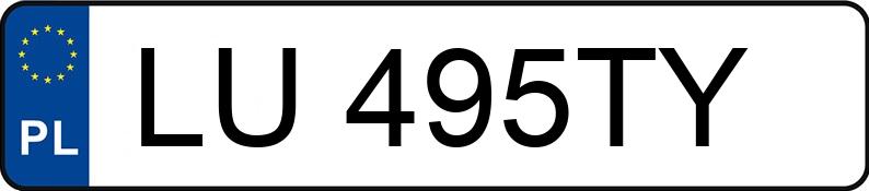 Numer rejestracyjny LU 495TY posiada OPEL ASTRA GTC - LU495TY