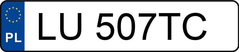Die Registrierungsnummer LU 507TC hat TOYOTA AURIS - LU507TC