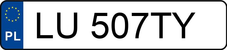 Numer rejestracyjny LU 507TY posiada CITROEN DS3 1.2 12V PureTech MR`15 E5 So Chic - LU507TY