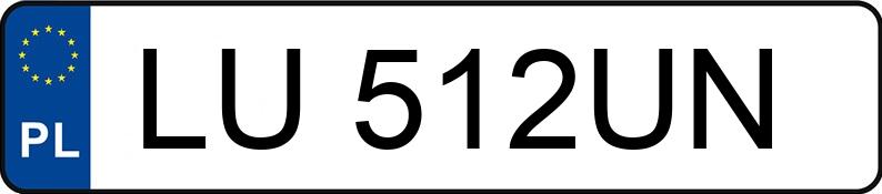 Numer rejestracyjny LU 512UN posiada DS DS7 - LU512UN