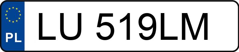 Numer rejestracyjny LU 519LM posiada VOLVO XC70 - LU519LM Numer rejestracyjny LU 519LM posiada VOLVO XC70 - LU519LM