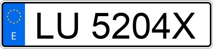 Pirat drogowy w pojeździe o numerach rejestracyjnych LU5204X Pirat drogowy w pojeździe o numerach rejestracyjnych LU5204X