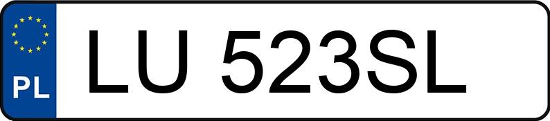 Numer rejestracyjny LU 523SL posiada DACIA DUSTER - LU523SL Numer rejestracyjny LU 523SL posiada DACIA DUSTER - LU523SL
