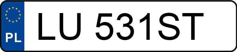 Numer rejestracyjny LU 531ST posiada BMW 520D EFFICIENT DYNAMICS - LU531ST Numer rejestracyjny LU 531ST posiada BMW 520D EFFICIENT DYNAMICS - LU531ST