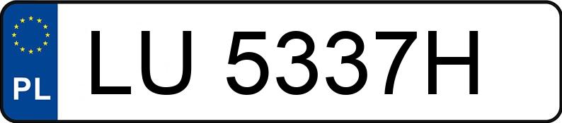 Numer rejestracyjny LU 5337H posiada VOLKSWAGEN Golf III 1.9 Diesel Kat. MR`91 GL - LU5337H Numer rejestracyjny LU 5337H posiada VOLKSWAGEN Golf III 1.9 Diesel Kat. MR`91 GL - LU5337H